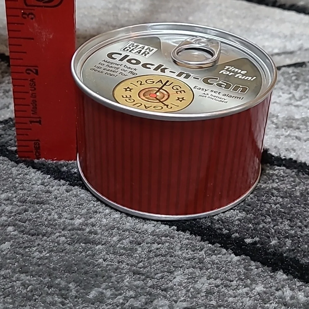 MAN GEAR UNIQUE CLOCK-N-CAN 12 GAUGE THEME NOVELTY 2016 CLOCK